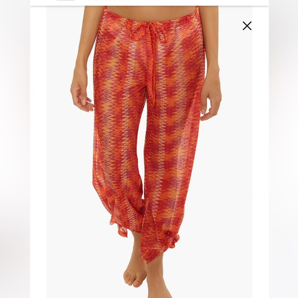 Becca by Rebecca Virtue Cancun Swim  Cover up pants - Picture 3 of 4